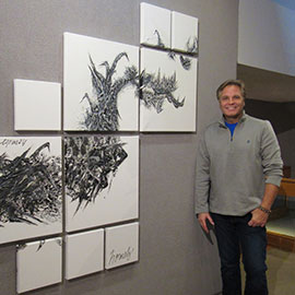 Hornsby with his recontextualized F-R-1 (b)