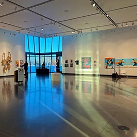 Art displayed at the "À La Mode: The Language of Fashion in Art" show